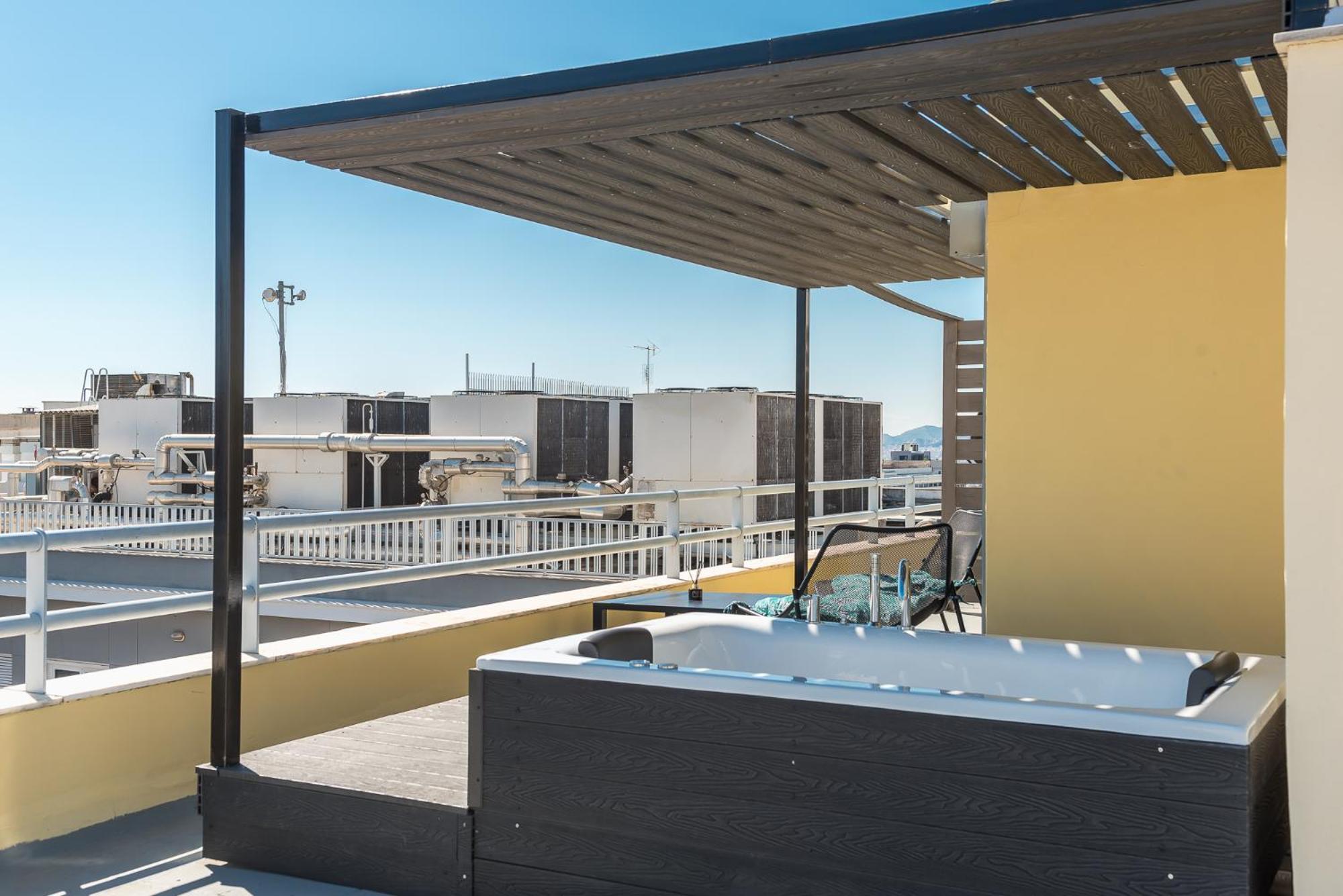Acropolis View Mini Sky Suite & Hot Tub Atene Esterno foto